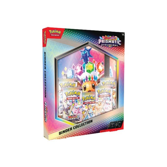Pokemon prismatic evolutions binder collection