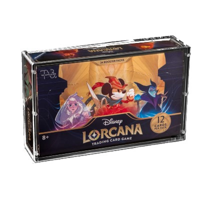 Pokemon the acrylic case disney lorcana booster box