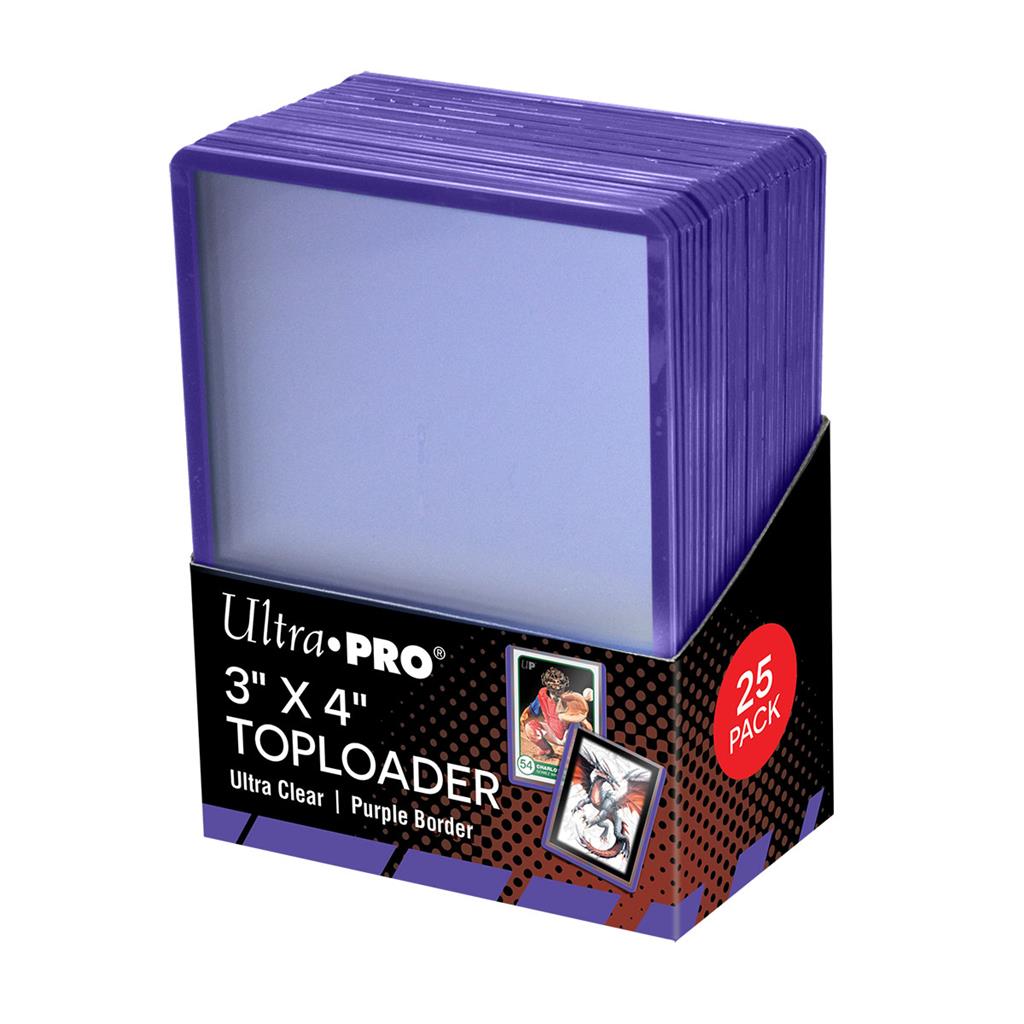 Pokemon ultra pro purple border toploaders (25 stuks)
