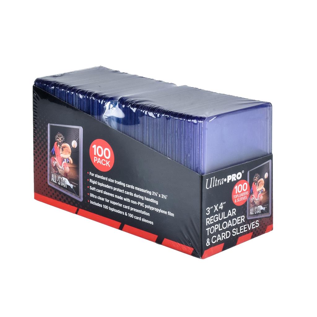 Pokemon ultra pro toploaders & card sleeves 3''x4'' (100 stuks)
