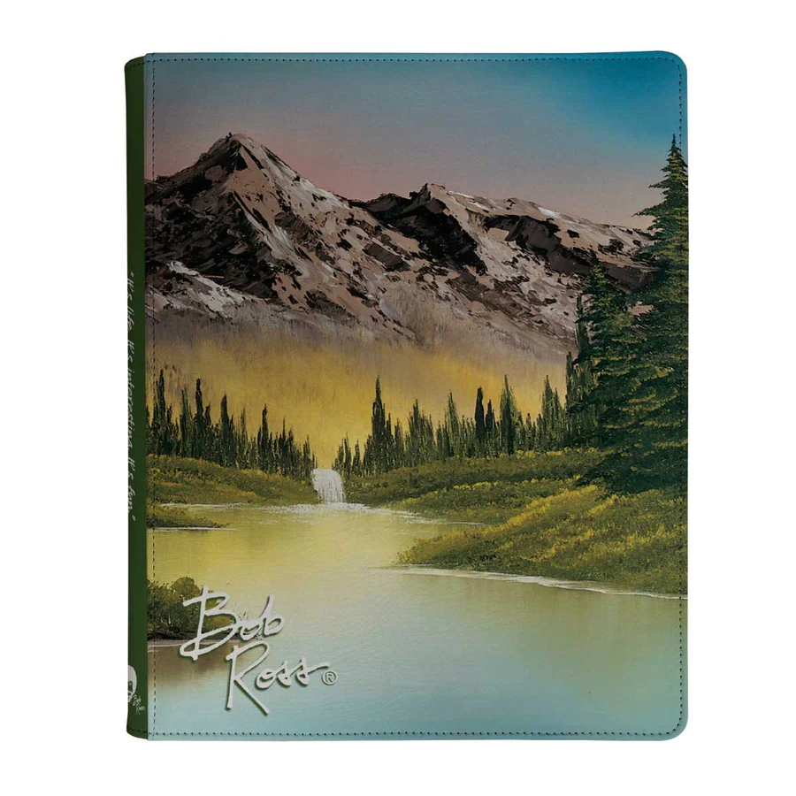 Pokemon bob ross mountain retreat 9 pocket zippered pro binder – stijlvolle opslag