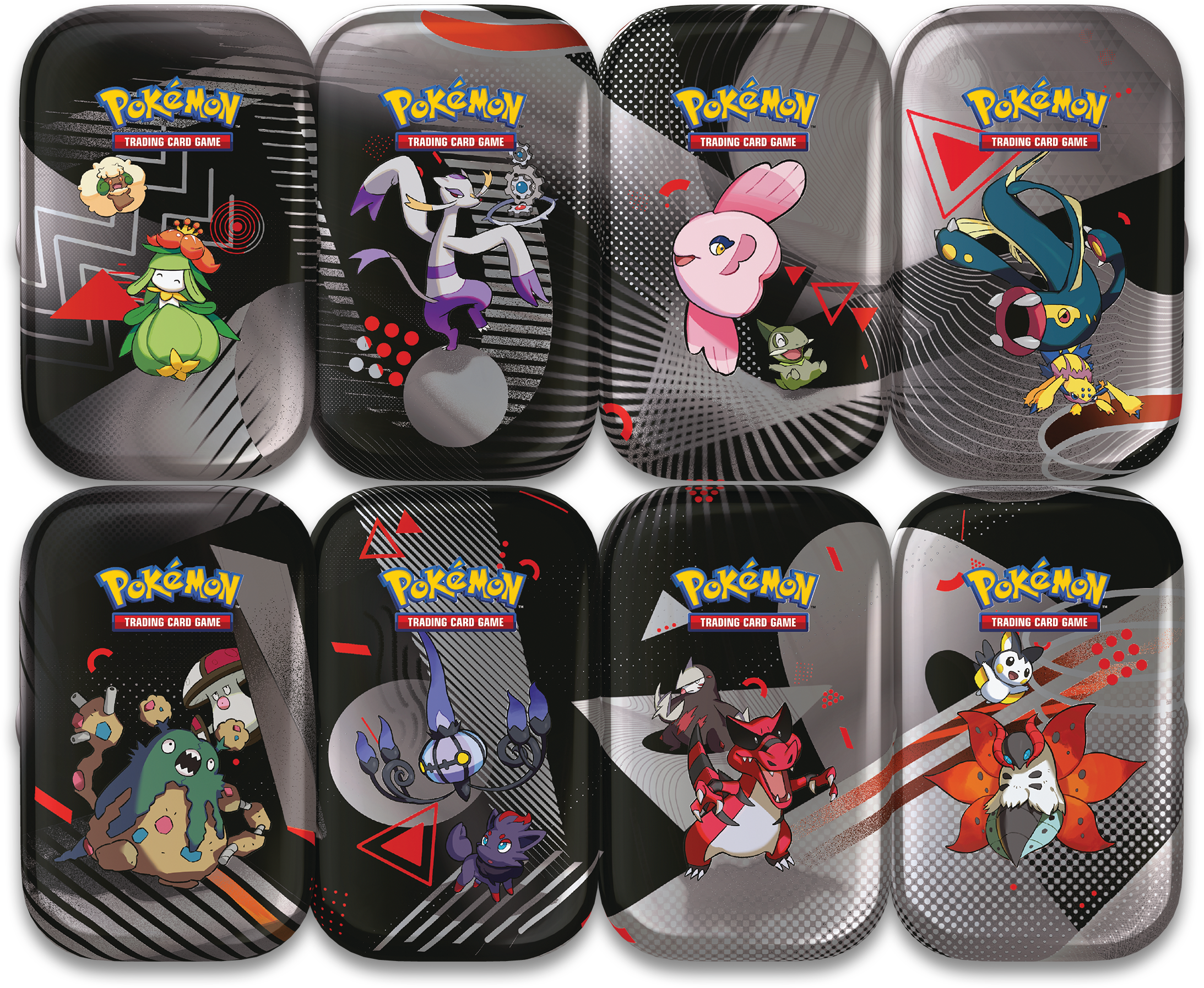 Pokemon black bolt & white flare mini tin (sv10.5)