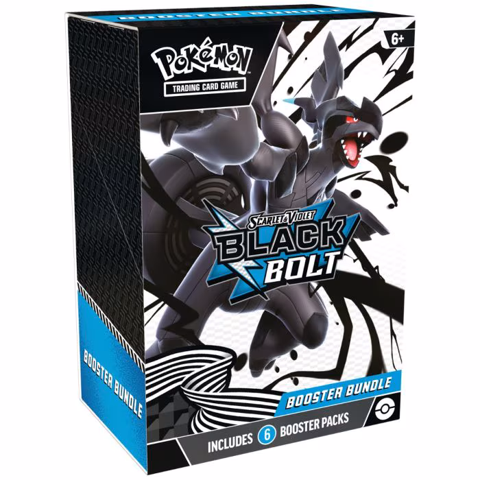 Pokémon TCG: Scarlet & Violet SV10.5 – Black Bolt Booster Bundle